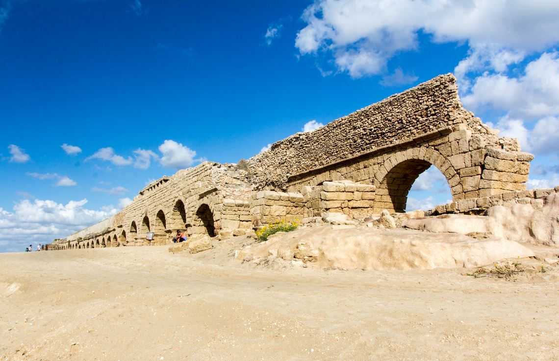 Top 10 Most Impressive Ancient Aqueducts, Caesarea Aqueduct