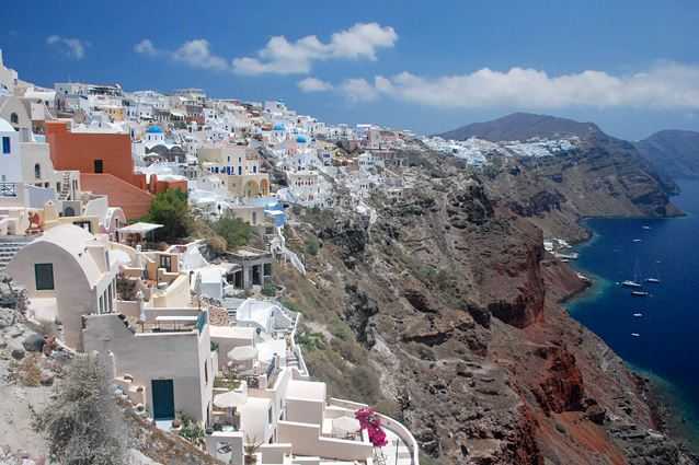 Top 10 Incredible City Cliffs around the World, Fira and Oia
