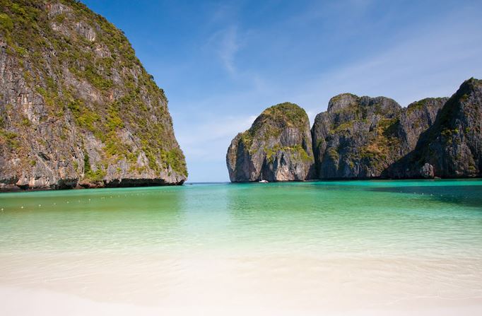 Top 10 Most beautiful Beaches around the World, Maya Bay