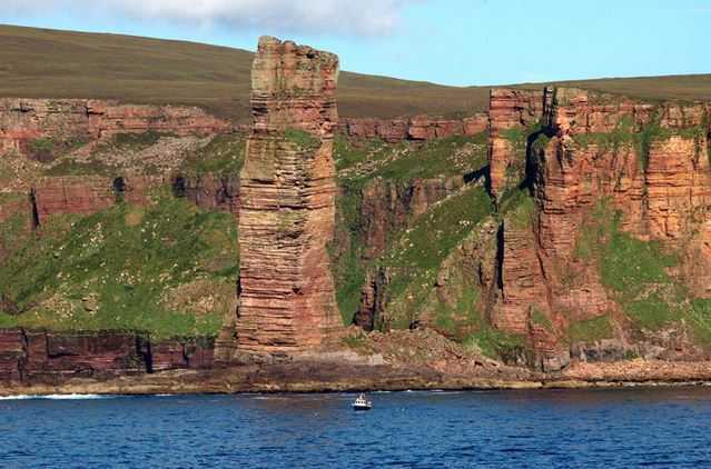 Top 10 Most Spectacular Sea Stacks around the World, Old Man of Hoy