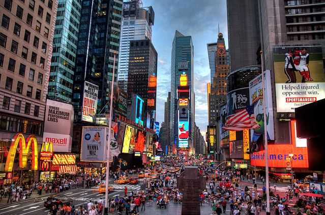 Top 10 Famous City Squares around the World, Times Square
