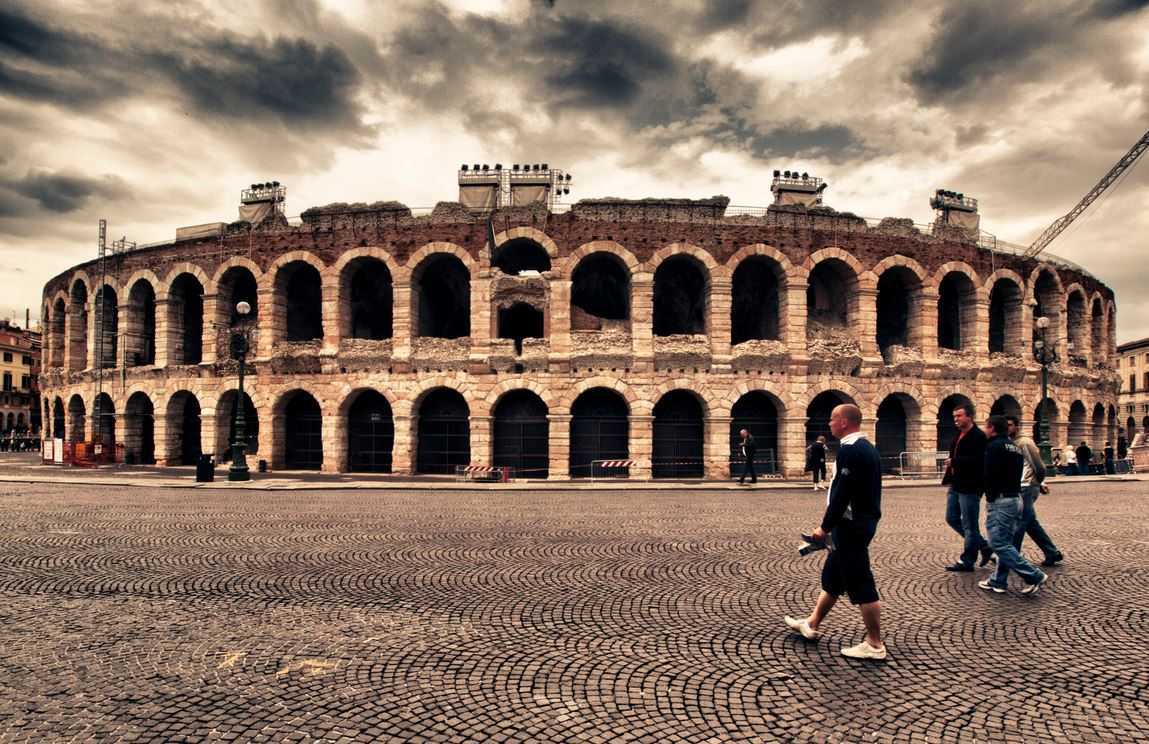 Top 10 Most Famous Roman Amphitheaters, Verona Arena