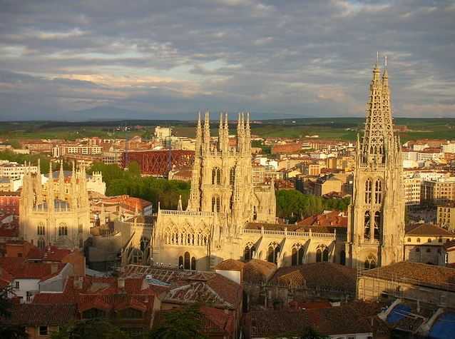 Burgos Cathedral, largest gothic cathedral