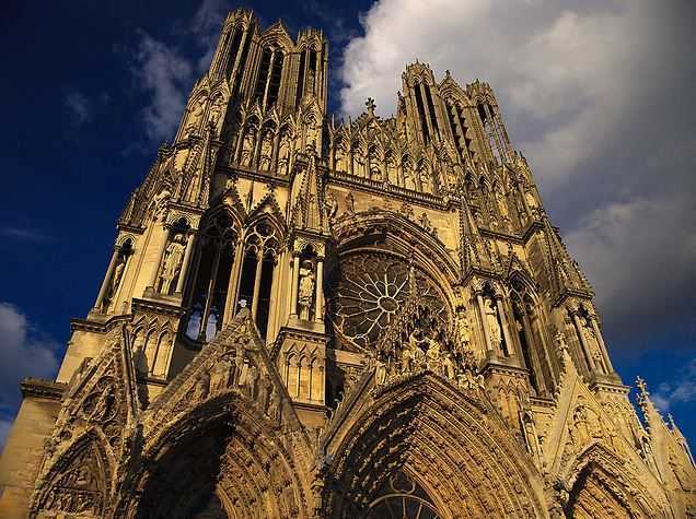 Reims Cathedral, gothic cathedral architecture