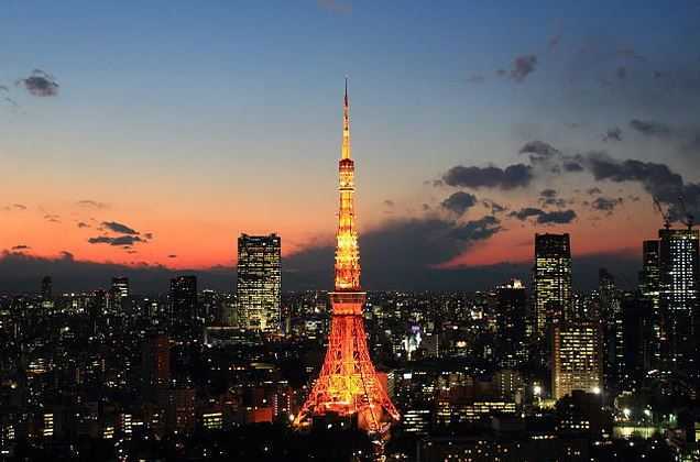 Tokyo Tower, tourist spots in Japan