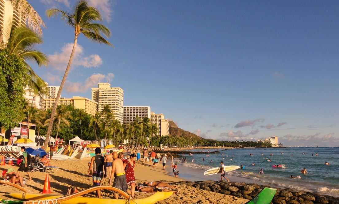 Top 10 Best City Beaches in the World, Waikiki Beach